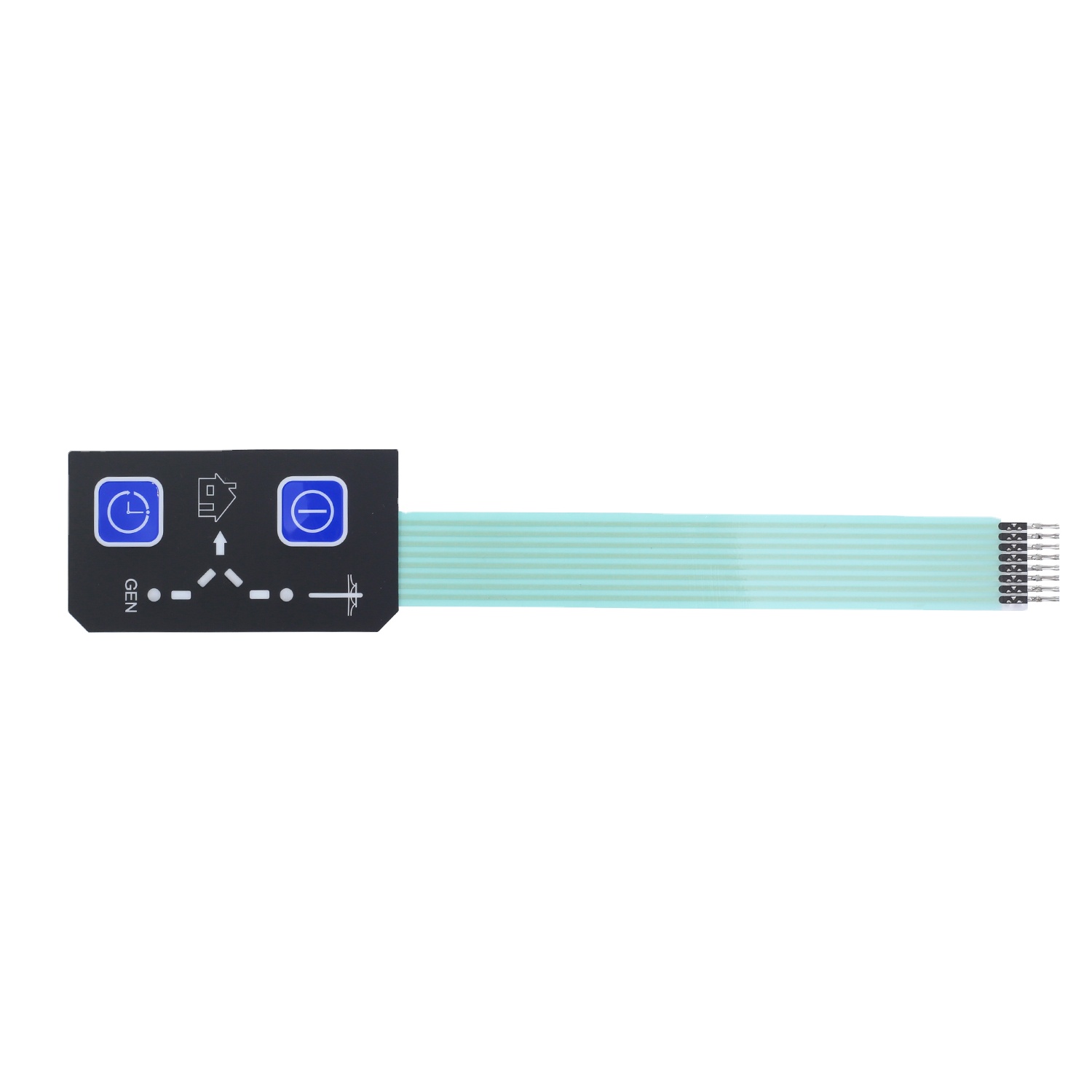 Waterproof Membrane Switch Keypad with LED Backlight for Enhanced Visibility